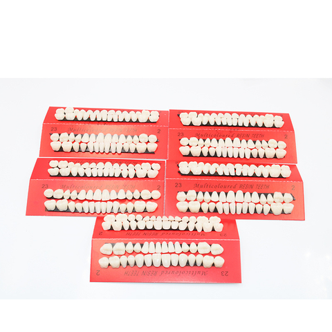 Modelo dedicado para enseñanza de los dientes, Material Dental de plástico, herramienta de cuidado Dental útil, tipo A2, modelo de diente, 10 juegos ► Foto 1/6