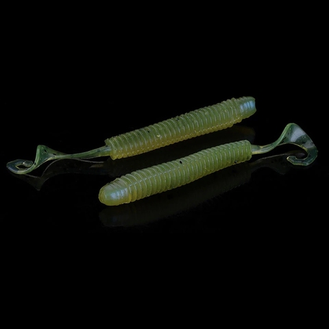 Caminar pescado 6CM 8CM 10CM espiral de cola larga atraer camarones olor con sal japonesa bajo la carpa equipo de Pesca Artificial de cebo de Pesca ► Foto 1/6