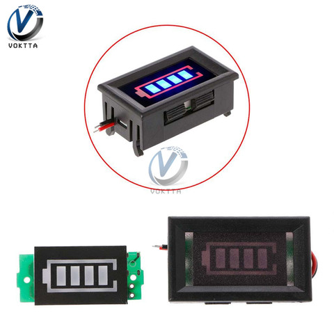 BMS-Indicador de capacidad de batería de litio, pantalla con carcasa protectora, batería de prueba de energía, 12,6 V, 1S/2S/3S/4S/5S/6S/7S, 18650 ► Foto 1/6