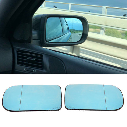 Climatizada lado espejo de vidrio para BMW E39 para BMW E38 lado espejo retrovisor calefacción para retrovisor de puerta 525i 528i 530i 540i 740i 750i ► Foto 1/6