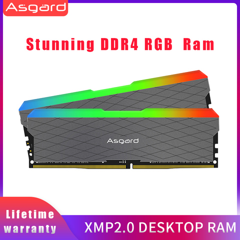 Asagrd Loki-memoria RAM para ordenador de escritorio, tarjeta de memoria DDR4 DIMM para ordenador de doble canal, w2 seires RGB, 8GBx2, 16gb, 32gb, 3200MHz ► Foto 1/6