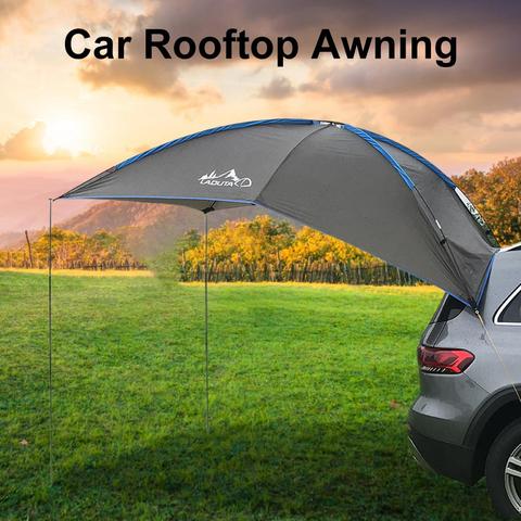 Tienda de campaña de viaje para coche toldo impermeable para techo de coche, resistente a roturas, Anti-UV, para SUV, MPV, remolque, playa, Camping ► Foto 1/6