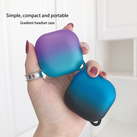 Funda para auriculares con gradiente para Galaxy buds Pro, Funda rígida de PC para Samsung Galaxy buds Pro, bolsa de carga ► Foto 1/6