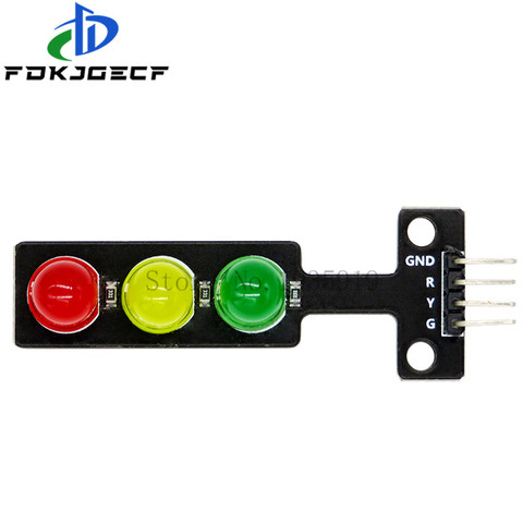 Mini Módulo De Pantalla LED de tráfico para Arduino, luz LED RGB de 5mm, rojo, amarillo y verde, modelo de sistema de tráfico ► Foto 1/2