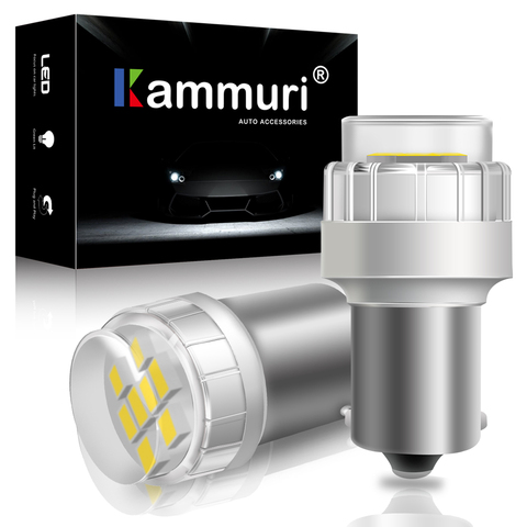 KAMMURI Canbus P21W 1156 bombilla LED de coche para FIAT 500X LED día DRL conducción diurna luz blanca de la lámpara 6000K ► Foto 1/6