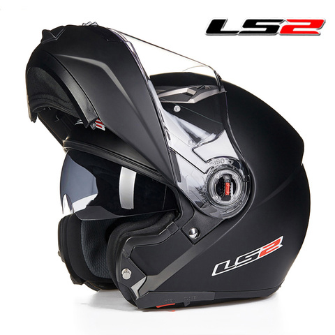 Original LS2 FF370 Casco motocicleta modular Flip Up hombre mujeres con doble Visor capaete ls2 Casco moto carcasas para moto ► Foto 1/6