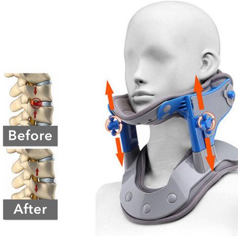 Collar eléctrico de tracción Cervical, masajeador con calor para el cuidado de la salud ► Foto 1/1