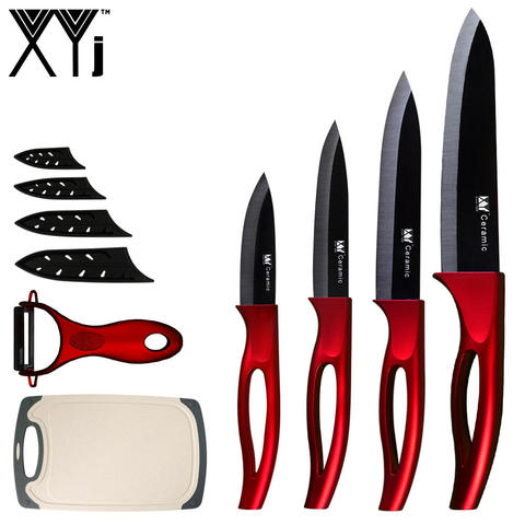 XYj juego de cuchillo de cocina juegos de cocina juego de cuchillos de cerámica 3 
