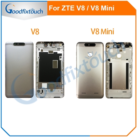 Cubierta trasera para ZTE Blade V8 / V8 Mini V0850 V0800, funda carcasa de batería con lente de cámara de vidrio, carcasa de puerta trasera, Par de reparación ► Foto 1/6