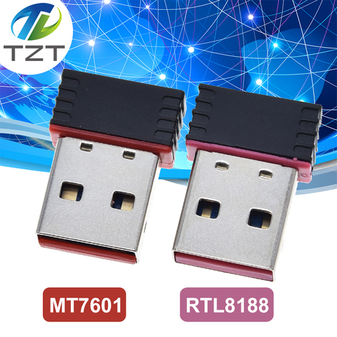 MT7601 Mini adaptador Wifi USB 802.11n antena 150Mbps receptor USB inalámbrico Dongle tarjeta de red Wi-Fi externa para ordenador portátil de escritorio ► Foto 1/6