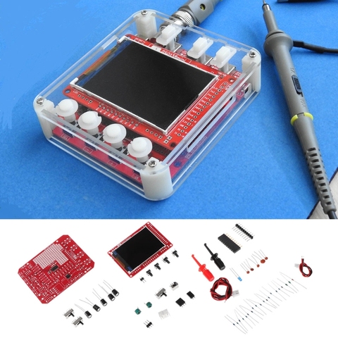 Nuevo kit de aprendizaje electrónico DIY DSO138mini de 2,4 pulgadas TFT kit de osciloscopio digital, tamaño bolsillo, original DSO138 ► Foto 1/6