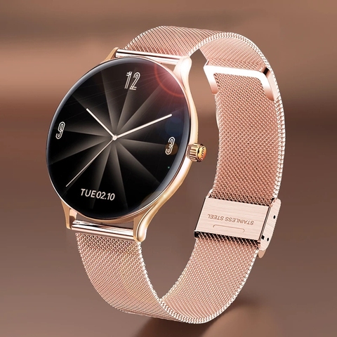 LIGE-reloj inteligente para mujer, nuevo accesorio de pulsera resistente al agua con control del ritmo cardíaco y del sueño, compatible con sistema Android e IOS, Incluye caja, 2022 ► Foto 1/6