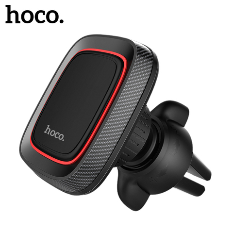 Soporte magnético para teléfono móvil de coche HOCO soporte magnético para salida de aire montaje 360 grados GPS Smartphone soporte para iPhone Samsung ► Foto 1/6