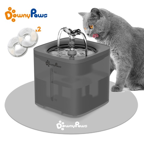 Dispensador automático de agua para Gato, fuente FILTRO DE 2L, alimentador inteligente para gatos, cuenco de agua, suministros para beber para perros y gatitos ► Foto 1/6