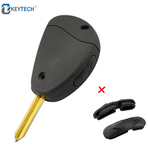 OkeyTech-carcasa de llave a distancia de coche para Citroen Evasion Synergy Xsara Xantia, carcasa lateral con botón de repuesto, 2 botones, nueva ► Foto 1/6