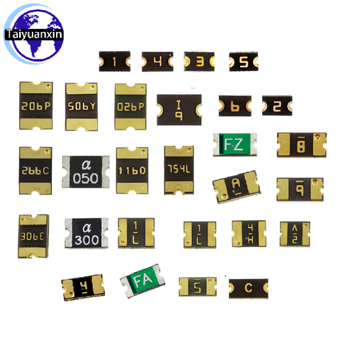 Fusible reajustable de 50 Uds., 0805, 1206, 1210, 1812, SMD, parche, PTC, 0.05A, 0.1A, 0.2A, 0.3A, 0.35A, 0.5A, 0.75A, 1A, 1.5A, 2A, 2.6A, 3A, 6V, 9V, 15V ► Foto 1/5