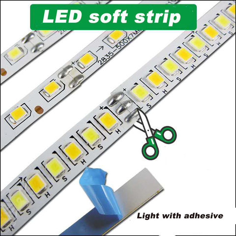 Tira de LED monocromática Flexible 2835 SMD, de colores dobles, con corriente constante para lámparas de techo para salón, funciona con controlador LED ► Foto 1/5