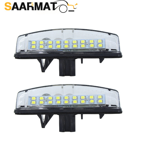 Luces de matrícula de coche CANBUS LED, sin Error, Bombilla Base para Mitsubishi Colt plus Grandis 2003 ~ lámparas de matrícula automática, color blanco ► Foto 1/6