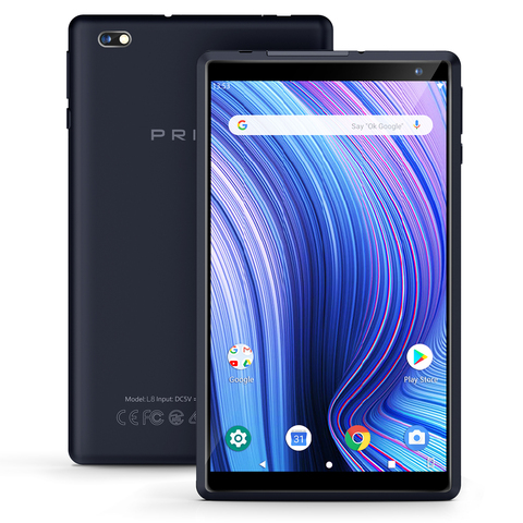 PRITOM-Tableta L8 de 8 pulgadas, Tablet con Android 9,0, 2GB, 32GB, Quad Core, WiFi, IPS pantalla HD, cámara de 8.0MP, compatible con varios idiomas ► Foto 1/6