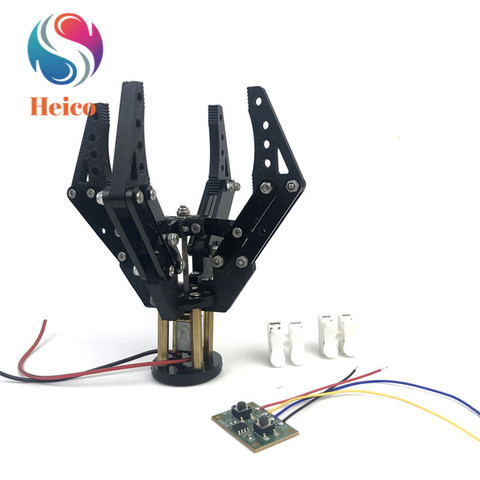Pinza mecánica acrílica 3D impresión N20 abrazadera de motor 6V 300rpm pinza robótica para Arduino DIY Kit de manipulador de brazo robot ► Foto 1/5