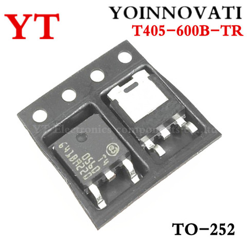 10 unids/lote T405-600B-TR T405-600B T40560 TRIAC SENS puerta 600V 4A DPAK a-252 de la mejor calidad ► Foto 1/3