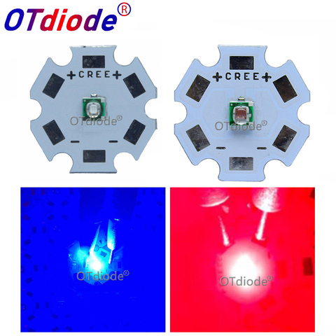 20 unids/lote 3W 3535, azul real 450nm rojo profundo 660nm Luz LED para crecimiento de plantas iluminación Led para jardín interior cultivo de plantas acuario ► Foto 1/6