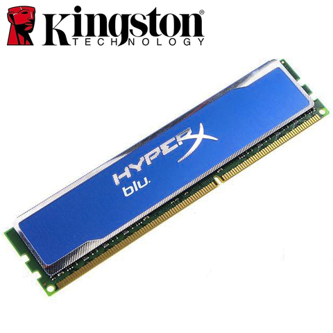 Memoria ram Kingston HyperX, DDR3 en color negro y azul, 4GB, 8GB, 1333MHz, 1600MHz, ddr3, 4gb, 8gb, PC3-12800, memoria de escritorio para videojuegos DIMM ► Foto 1/5