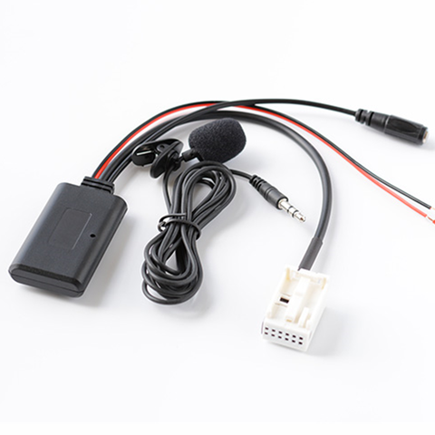 Adaptador AUX Bluetooth para coche, micrófono manos libres inalámbrico de Audio para llamadas telefónicas, para Audi A4 B7 TTs TT A8 R8 A3, reproductor de CD de seis discos ► Foto 1/1