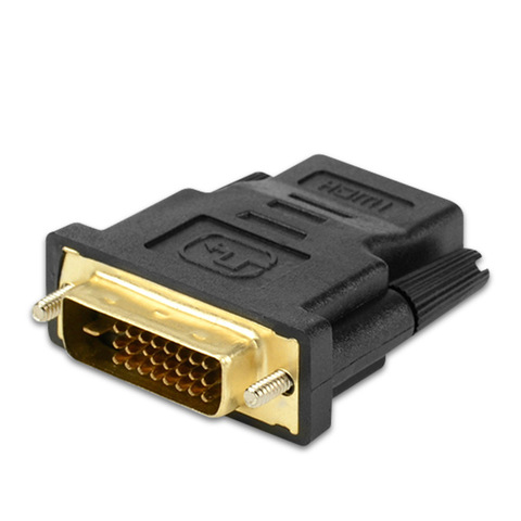 DVI macho a HDMI hembra adaptador DVI (24 + 1) a conector HDMI ► Foto 1/5