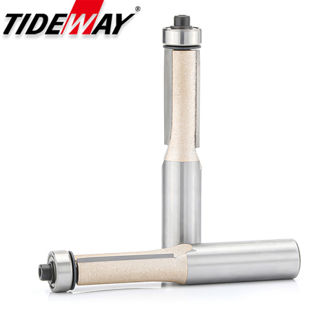 Tideway de Trim Router Bits para madera 1/2 1/4 mango de madera herramientas de corte cortadoras con cojinete fresa para fresado de ► Foto 1/6