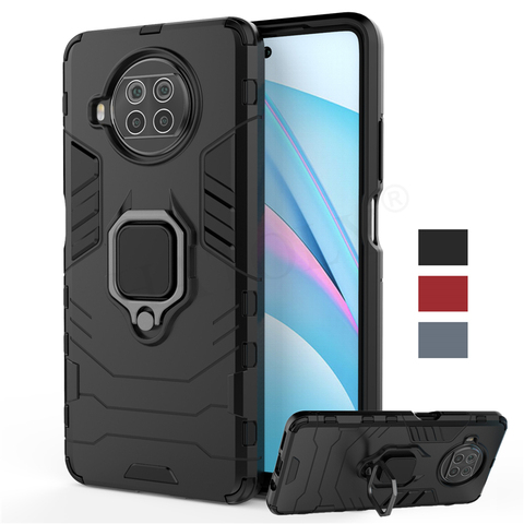 Para Xiaomi mi 10T Lite 5G funda de TPU parachoques soporte de anillo magnético armadura de silicona funda de teléfono trasera para Xiaomi mi 10 T 10T Lite ► Foto 1/6