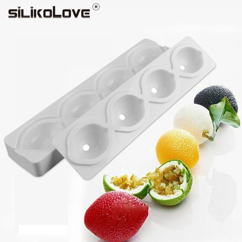 SILIKOLOVE-Molde de silicona con 4 cavidades para pastel de limón, utensilios de decoración para pasteles y postres ► Foto 1/6