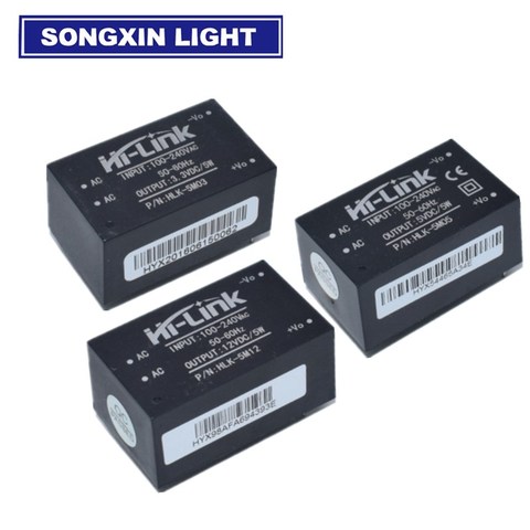 HLK-5M05 HLK-5M03 HLK-5M12 5W AC-DC 220V a 12V/5V/3,3 V reductor de módulo de fuente de alimentación convertidor inteligente ► Foto 1/6