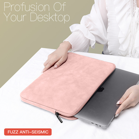 Funda a prueba de golpes para portátil 13, 14, 15,4, 15,6 pulgadas, HP, DELL, Notebook, bolsa de transporte para Macbook Air Pro 13,3, para hombre y mujer ► Foto 1/6