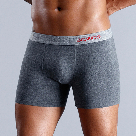 Ropa interior para hombre boxeadores de algodón Natural Boxer Shorts hombres ropa interior hombres Boxer Shorts Sexy suave calzoncillos Calvino calidad ► Foto 1/6