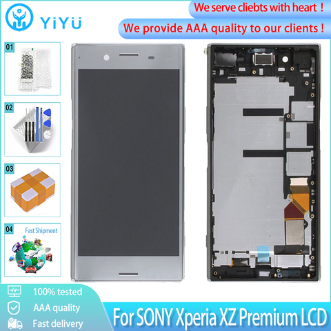 Pantalla LCD Original de 5,5 pulgadas para SONY XPERIA XZ Premium, repuesto de montaje de digitalizador LCD con Panel táctil G8142 G8141 ► Foto 1/6