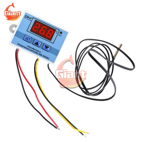 Controlador de temperatura Digital para incubadora controlador de temperatura Digital DC 12V 24V AC 110V 220V, Control de enfriamiento de calefacción, termorregulador para incubadora, W3002 ► Foto 1/6