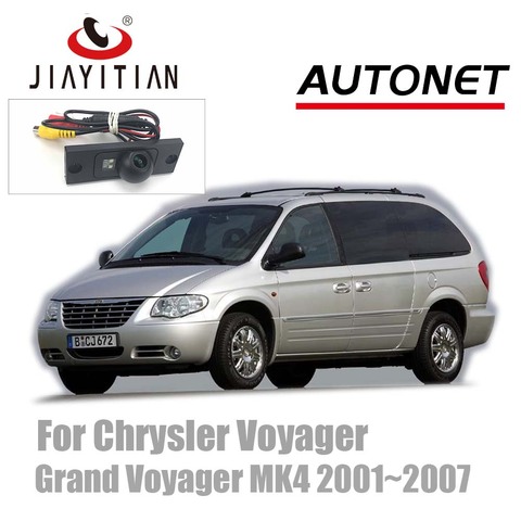 JIAYITIAN-cámara de visión trasera para coche, videocámara de visión nocturna HD CCD para estacionamiento marcha atrás, para Chrysler Voyager/Grand Voyager mk4 2001 ~ 2007 ► Foto 1/4