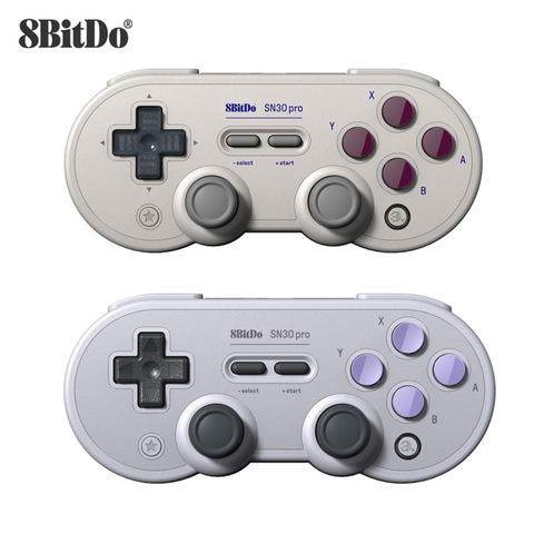 8BitDo SN30 Pro GB SN versión Gamepad inalámbrico Bluetooth Cfor Windows Android macOS para Nintendo NS interruptor USB controlador de juego ► Foto 1/6