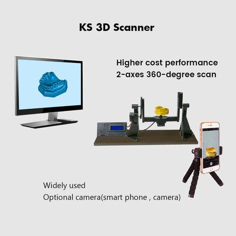 Escáner de fotogrametría HE3D KS 3D, kit de escaneo para dientes dentales ► Foto 1/6