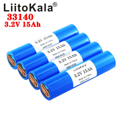 LiitoKala-Bicicleta Eléctrica 33140, 3,2 v, 15Ah, lifepo4, 12v, 24V, 36V, 48V, 20AH, 30AH, para autocaravana ► Foto 1/5