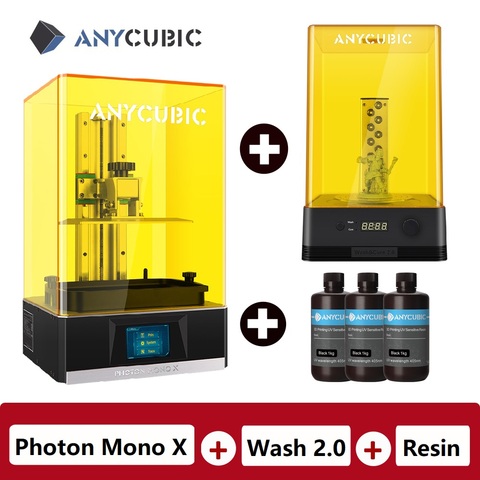 Anycubic-impresora 3D Photon Mono X, 2022 pulgadas, 4K, LCD, gran tamaño, velocidad de impresión rápida, aplicación de Control remoto, SLA/LCD, 8,9 ► Foto 1/6