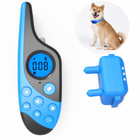 L-668 perro Collar de entrenamiento 500M Pet impermeable recargable choque sonido vibración Anti-corteza de Control remoto para todos los perros de talla ► Foto 1/6