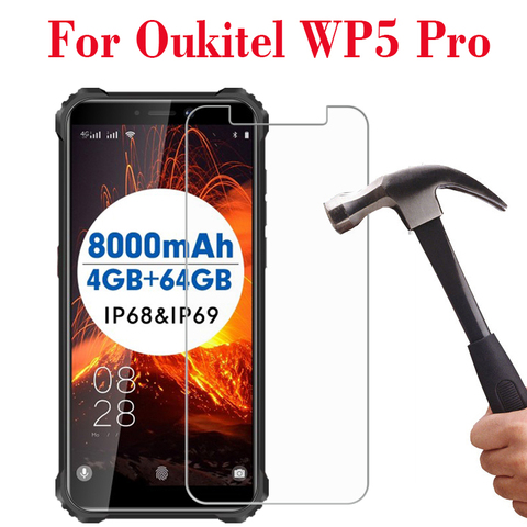 Vidrio Templado 2.5D para Oukitel wp5 pRO, película protectora de alta calidad, Protector de pantalla para Oukitel wp5 pRO ► Foto 1/6