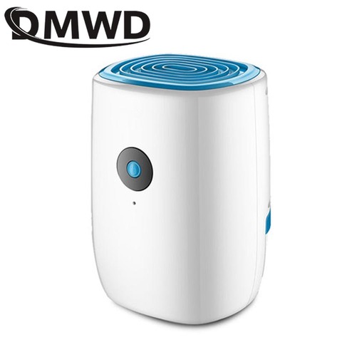 DMWD eléctrico Mini deshumidificador Ultra-silencioso 800ml secador de aire inteligente que absorbe la humedad de la estantería de armario amortiguador ► Foto 1/1