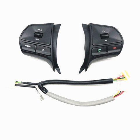 Para KIA RIO 2011-2014 multifuncional volante botón de control de Audio del teléfono interruptor de volumen para bluetooth accesorios de coche ► Foto 1/6