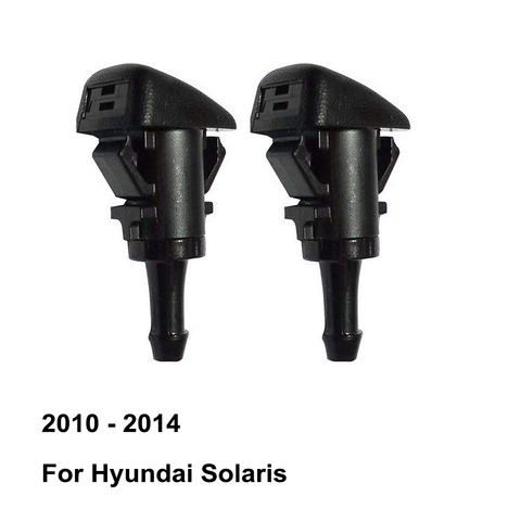 Frente boquilla arandela del parabrisas 986303J000 para Hyundai Solaris ( 2010 - 2014) (paquete de 2) ► Foto 1/1