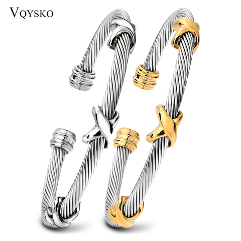 Joyería de moda 316L pulseras de acero inoxidable brazaletes para mujer ► Foto 1/6