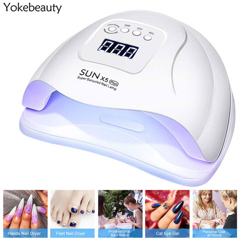 SUN X5 PLUS-lámpara UV LED para secado de uñas, secador de uñas con temporizador de 10/30/60/99s ► Foto 1/6