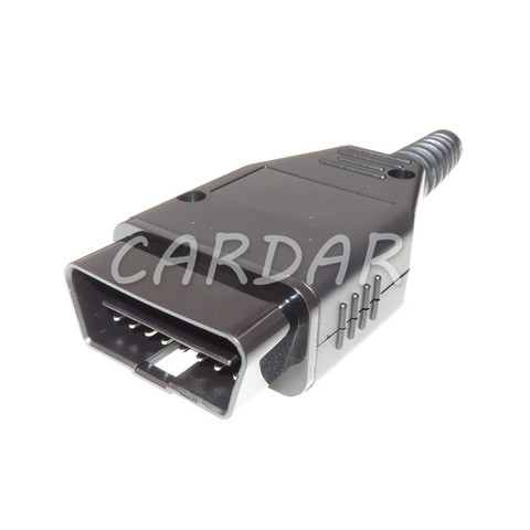 1 Set Universal OBDII 16 Pin/Way OBD2 OBD 2 Automotive Connector Plug OBD-II Socket ► Foto 1/4